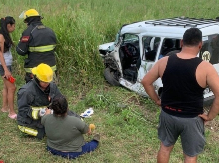 La Peugeot Partner involucrada en el accidente.