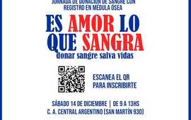 Imagen de Jornada de donación de sangre con registro en médula osea