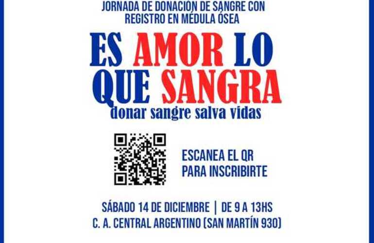 Imagen de Jornada de donación de sangre con registro en médula osea