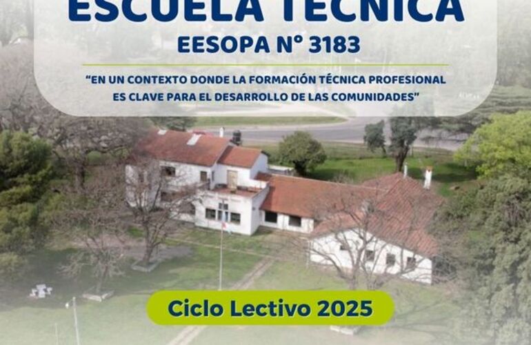 Imagen de ¡Abierta la Preinscripción del Anexo de Escuela Técnica en Alvear!