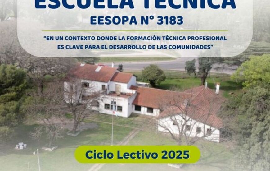 Imagen de &iexcl;Abierta la Preinscripci&oacute;n del Anexo de Escuela T&eacute;cnica en Alvear!