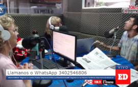 Panchito en los estudios de 106.5