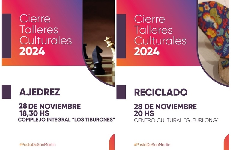 Imagen de Invitación cultural: Cierre de los Talleres de Ajedrez y Reciclado