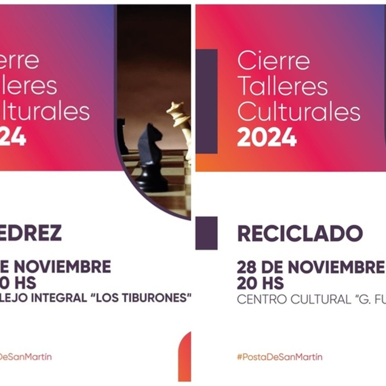 Imagen de Invitación cultural: Cierre de los Talleres de Ajedrez y Reciclado