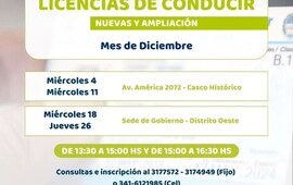 Imagen de Capacitación para obtener y ampliar licencias de conducir en Alvear