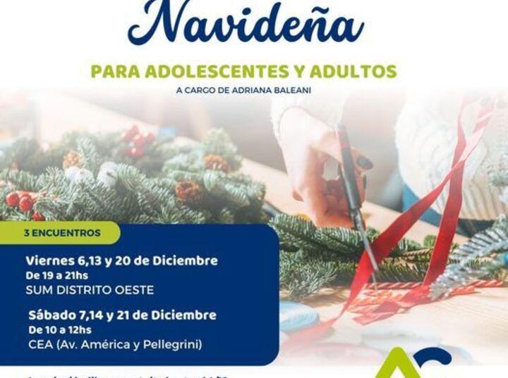 Imagen de Talleres de Decoración Navideña en Alvear: ¡Sumá un toque especial a tu hogar esta Navidad!