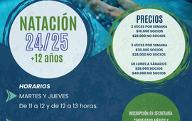 Imagen de Natación temporada 24/25 en el Rowing Club.
