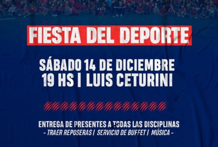 Imagen de El 14/12, Talleres har&aacute; su 'Fiesta del Deporte 2024'.