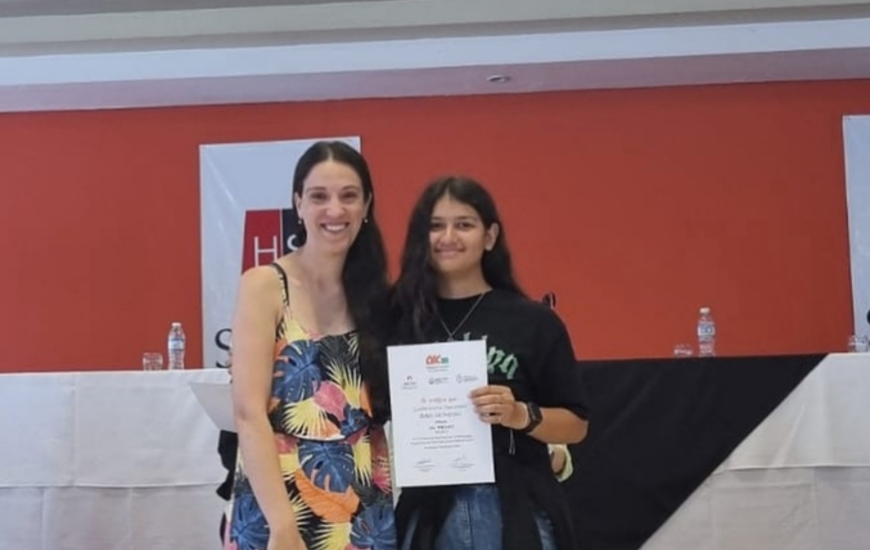 Imagen de Guillermina Trancanelli, fue Medalla de Bronce en las Olimp&iacute;adas Nacionales Junior de Ciencias.