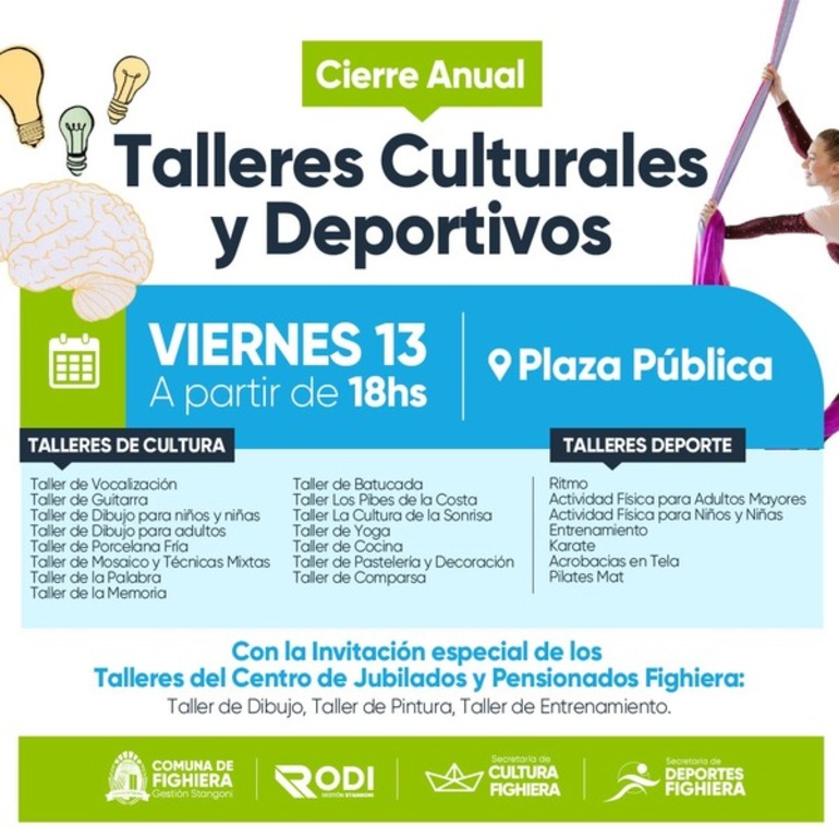 Imagen de Cierre de ciclo y Muestra anual de talleres culturales y deportivos