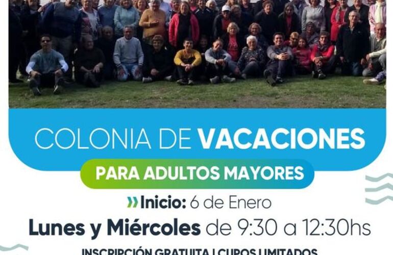 Imagen de Colonia para  Adultos Mayores