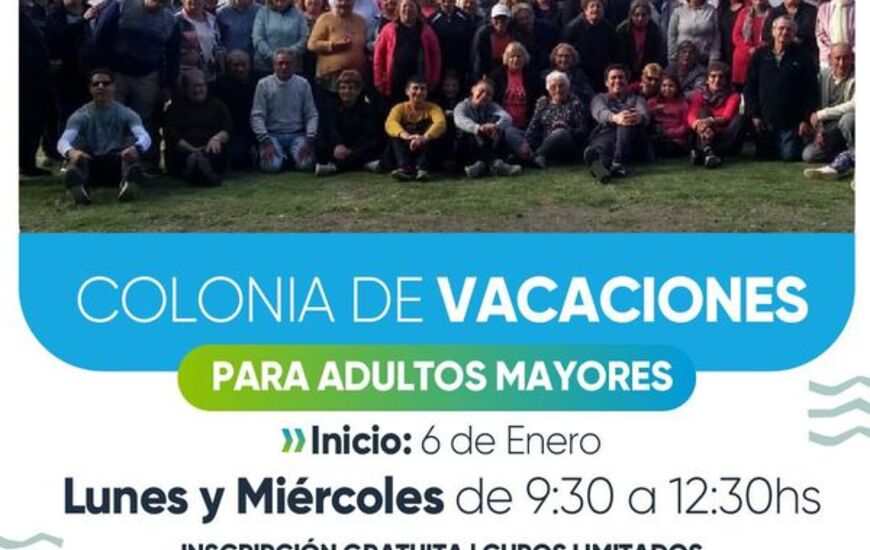 Imagen de Colonia para  Adultos Mayores
