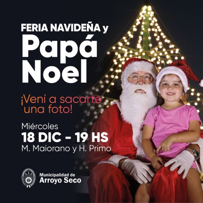 Imagen de ¡Vuelve Papá Noel con Feria Navideña!