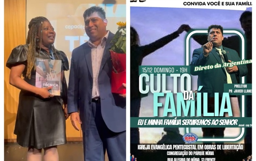 Imagen de El Pastor Javier Llanes en Brasil: Capacitación y reconocimiento por su trabajo contra las adicciones