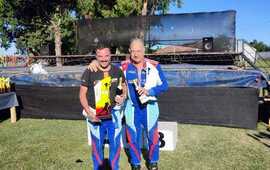 Imagen de Jos&eacute; Murina y Jorge Santoro, Campeones del Rally Santafesino en Alcorta.