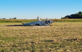 Imagen de Se estrell&oacute; una avioneta en Pergamino y muri&oacute; el piloto