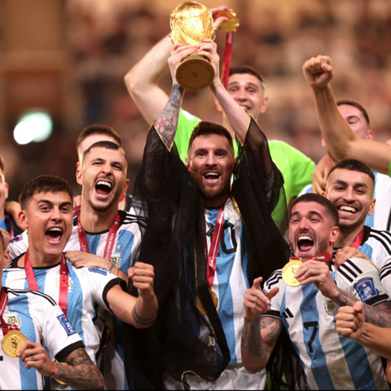 Imagen de Hoy 18/12/2024, se cumplen 2 años de Argentina Campeón del Mundo en Qatar 2022.