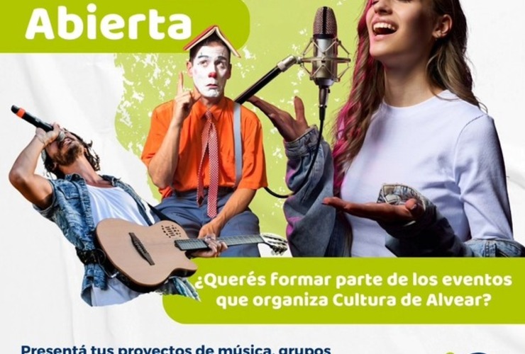 Imagen de Alvear lanza convocatoria para proyectos artísticos