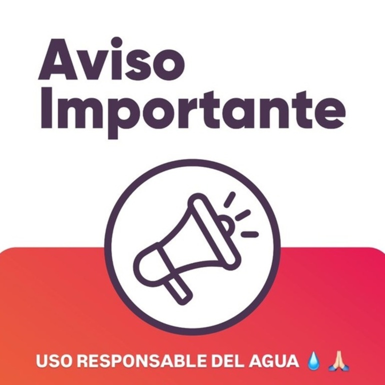 Imagen de Se solicita uso responsable del agua