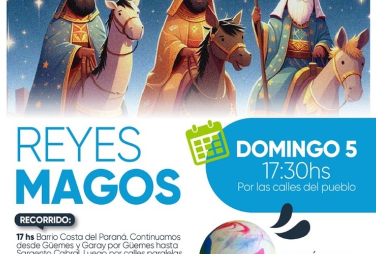 Imagen de Los Reyes Magos recorrerán Fighiera este domingo