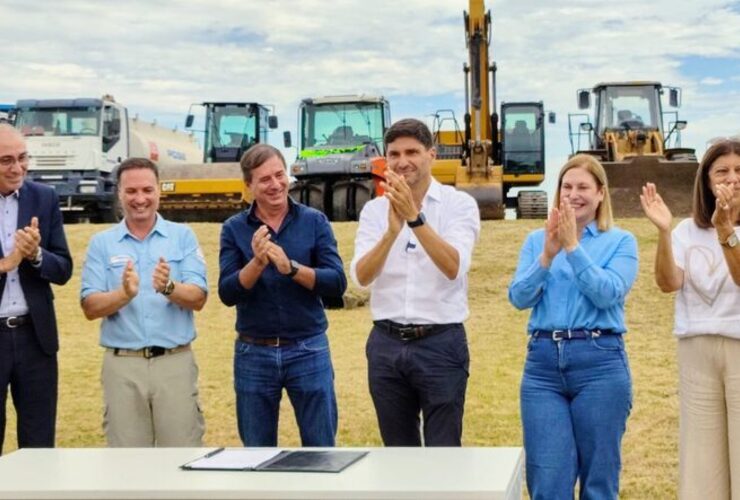 Imagen de Autopista Rosario-Santa Fe: Provincia puso en marcha la obra del tercer carril