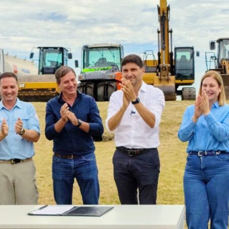 Imagen de Autopista Rosario-Santa Fe: Provincia puso en marcha la obra del tercer carril