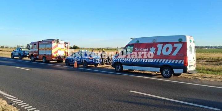 Imagen de Vuelco en la Ruta Nacional N°9 dejó tres heridos leves