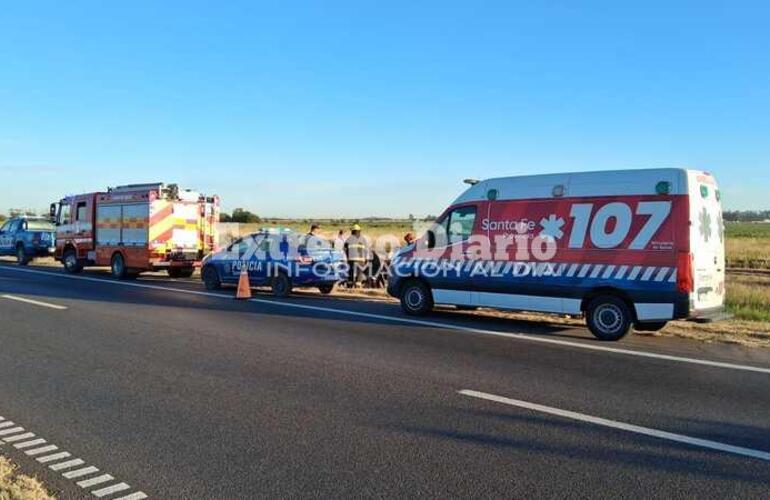 Imagen de Vuelco en la Ruta Nacional N°9 dejó tres heridos leves