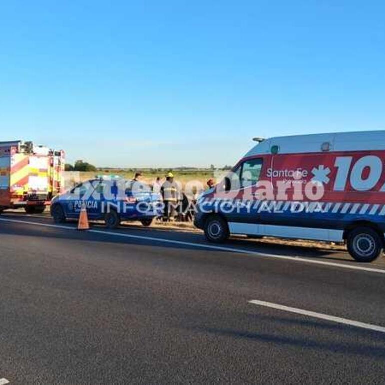 Imagen de Vuelco en la Ruta Nacional N°9 dejó tres heridos leves