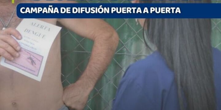 Imagen de Alvear lanza campaña de prevención del dengue con visitas puerta a puerta