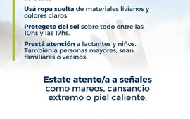 Imagen de Alvear: Recomendaciones ante la alerta amarilla por altas temperaturas