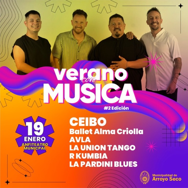 Imagen de Segunda edición de "Verano con Música" en el Anfiteatro Municipal