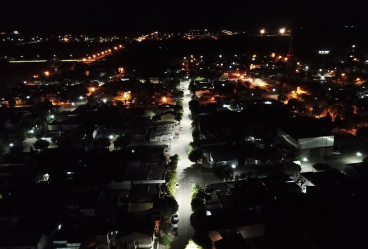 Imagen de Arroyo Seco avanza con la renovación lumínica