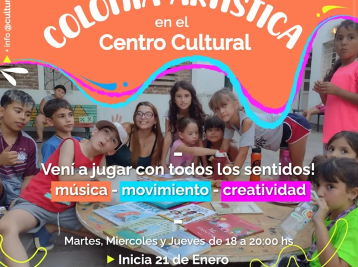 Imagen de Se viene la 2da edición de la Colonia Artística de Verano.