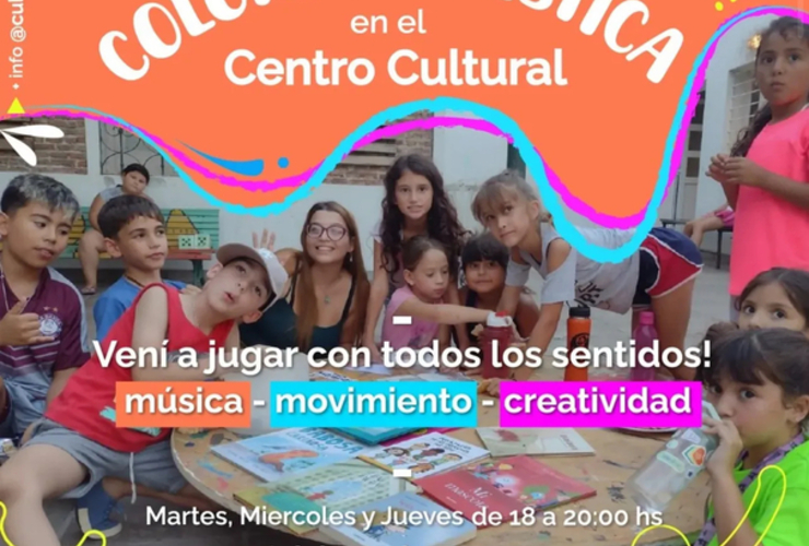 Imagen de Se viene la 2da edición de la Colonia Artística de Verano.