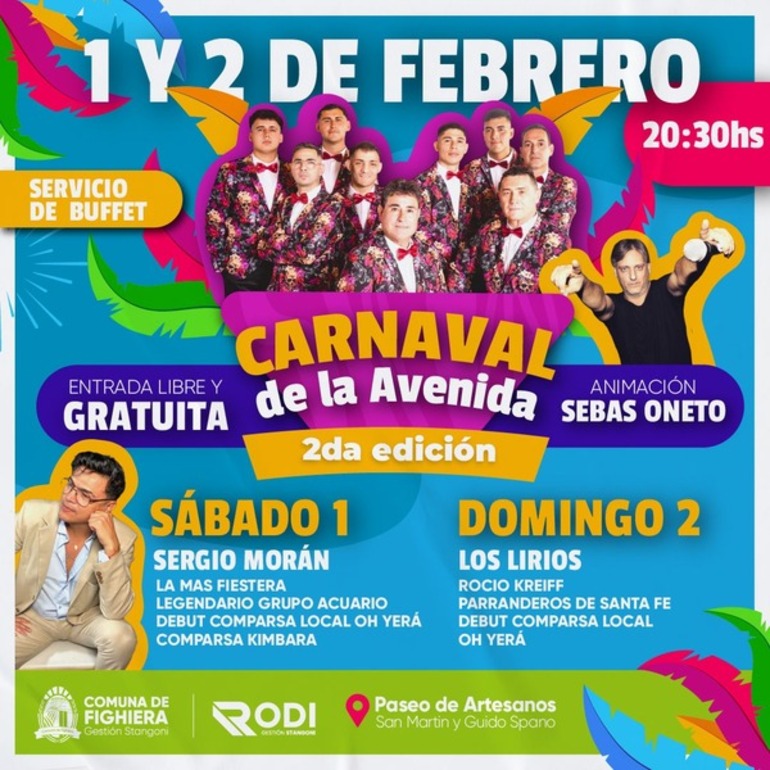 Imagen de Se viene el Carnaval en Fighiera