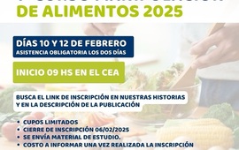 Imagen de Curso de manipulación de alimentos en Alvear