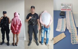Imagen de Detienen a pareja denunciada por estafas a comerciantes de la regi&oacute;n con billetes falsos, todos de $10.000