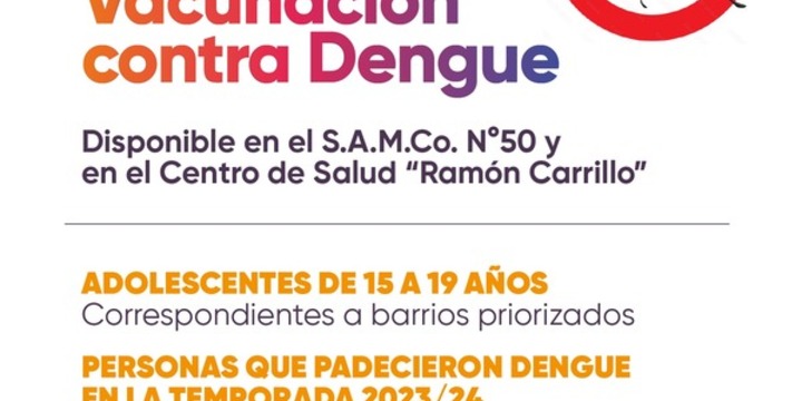 Imagen de Vacunación en el Hospital N°50 y en el Centro de Salud