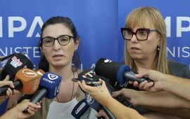 Las fiscales Mariana Prunotto y Valeria Piazza Iglesias. (Alan Monz&oacute;n/Rosario3)