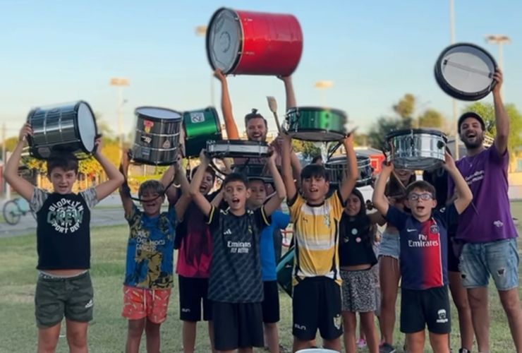 Imagen de El Taller de Percusión del Parque Santa Anita, se prepara para el Carnaval 2025.