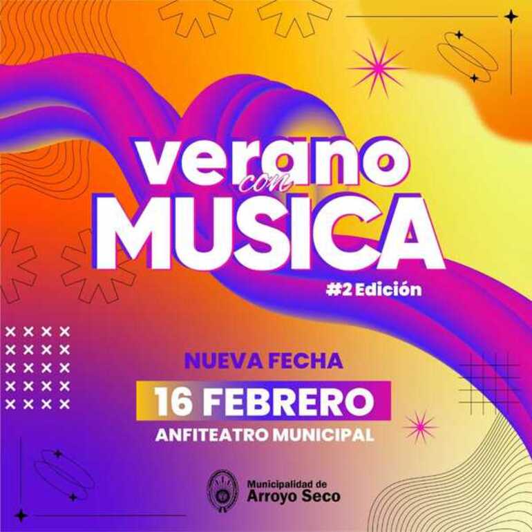 Imagen de Nueva fecha para Verano con Música en Arroyo Seco