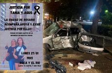 Imagen de En Rosario también convocaron a llevar cartel y velas para exigir justicia por la muerte de una mujer y su hija en la costanera central