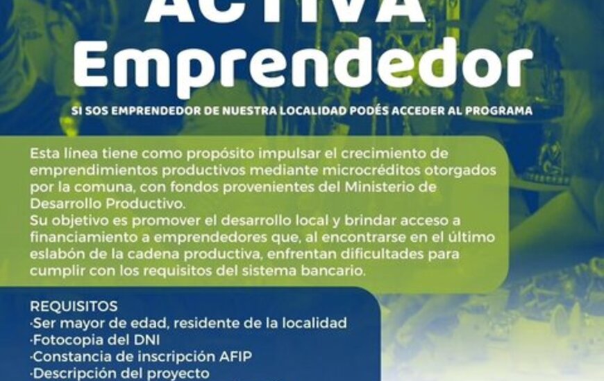 Imagen de Alvear impulsa el crecimiento de emprendedores con el programa #ActivaEmprendedor