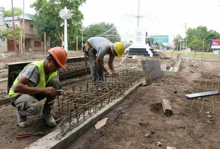 Imagen de Avanzan las obras en el Paseo Sanmartiniano de Arroyo Seco