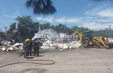 Pérdidas totales a raíz del fuego que afectó al transporte y a la carga.