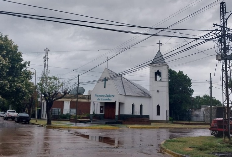 La capilla está en la intersección de Humberto Primo e Infante.