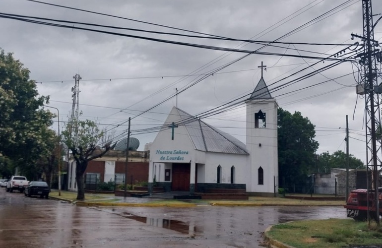 La capilla está en la intersección de Humberto Primo e Infante.