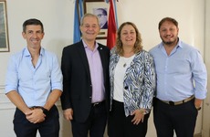 Las autoridades se reunieron con la Ministra de Salud, Silvia Ciancio.