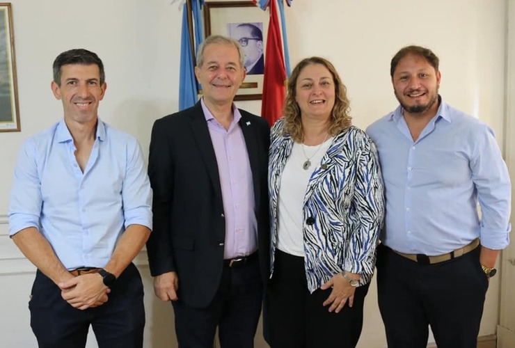 Las autoridades se reunieron con la Ministra de Salud, Silvia Ciancio.